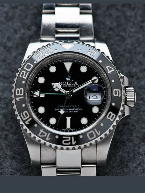 rolex gmt master ii black dial discontinued|blue black gmt master ii.